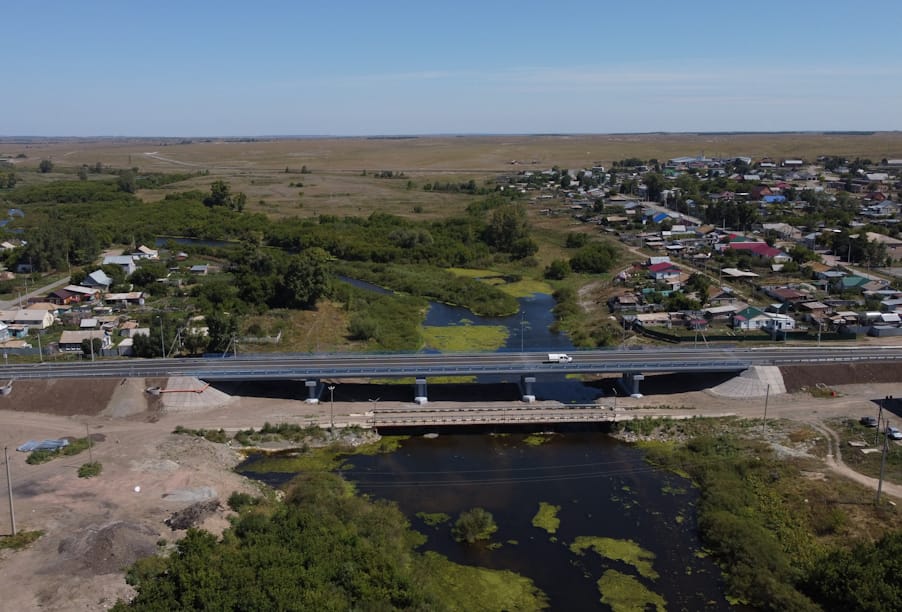 Оренбургская область, мост через р. Суундук на автодороге Красноярский – Кваркено – Коминтерн